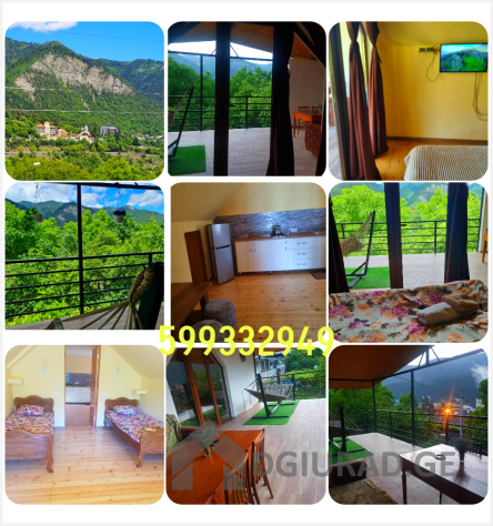 Apartment for rent with a balcony with a panoramic view of the mountain
