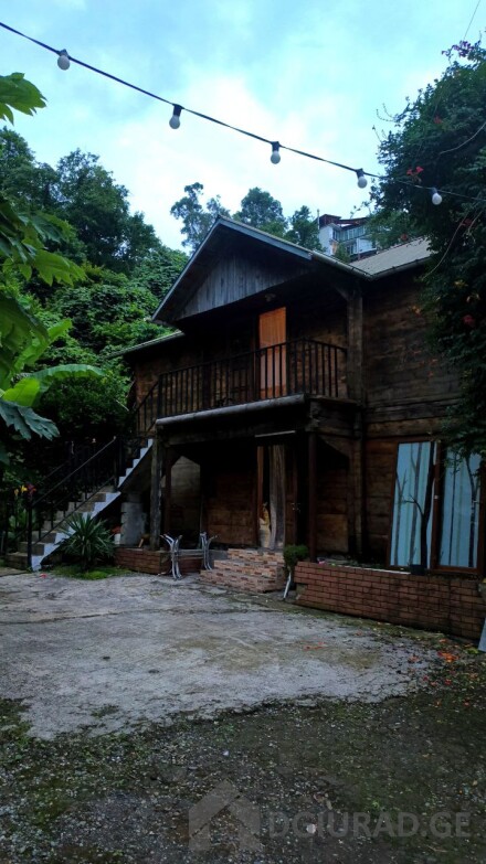 Cottage near sea and river