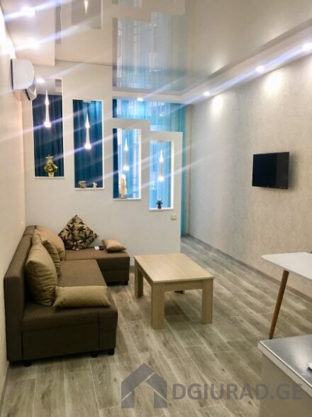 Studio for rent on the 23rd floor on Abuseridze Street