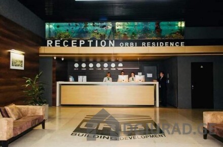 A hotel room in Orbi Residence is for sale