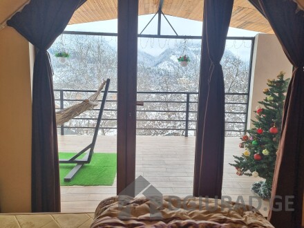 Apartment for rent with a balcony with a panoramic view of the mountain