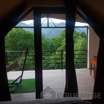 Rent a balcony apartment with a panoramic view of a mountain